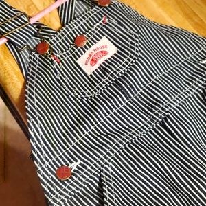 Striped overalls size 24M